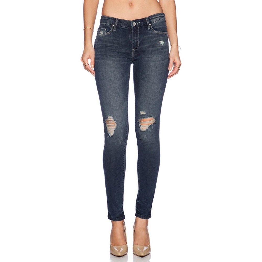 BLANK NYC Distressed Skinny Jeans